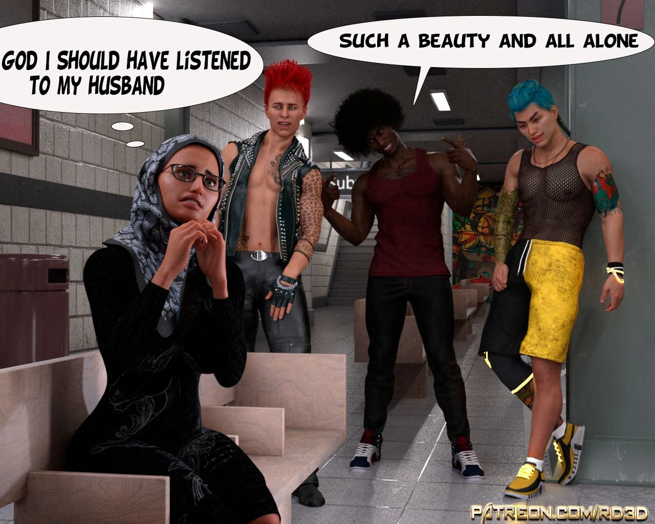 LUST PREDATORS 3 porn comic picture 7