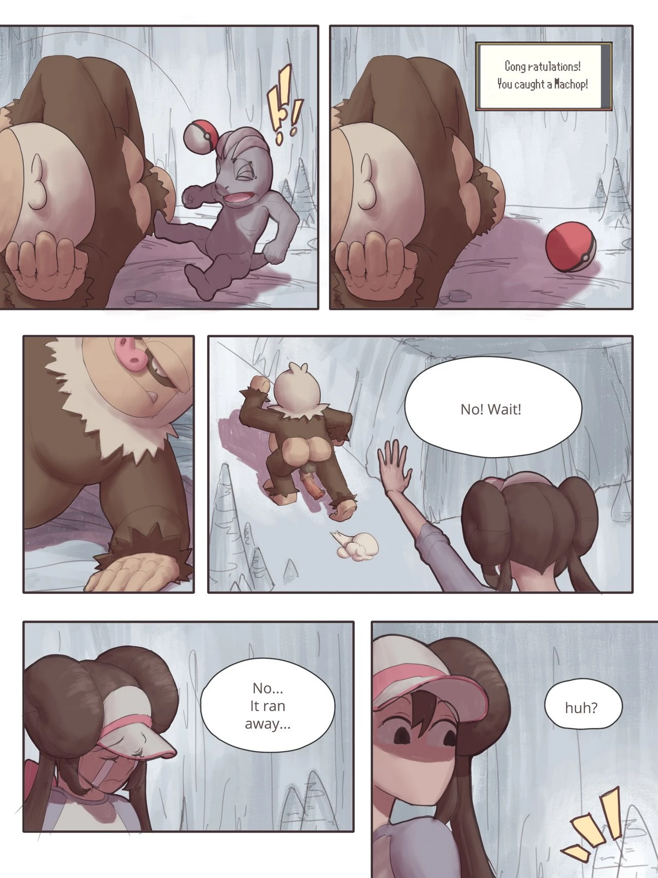 Machamp Used Knock Up! Ch. 2 - Rosa porn comic picture 3