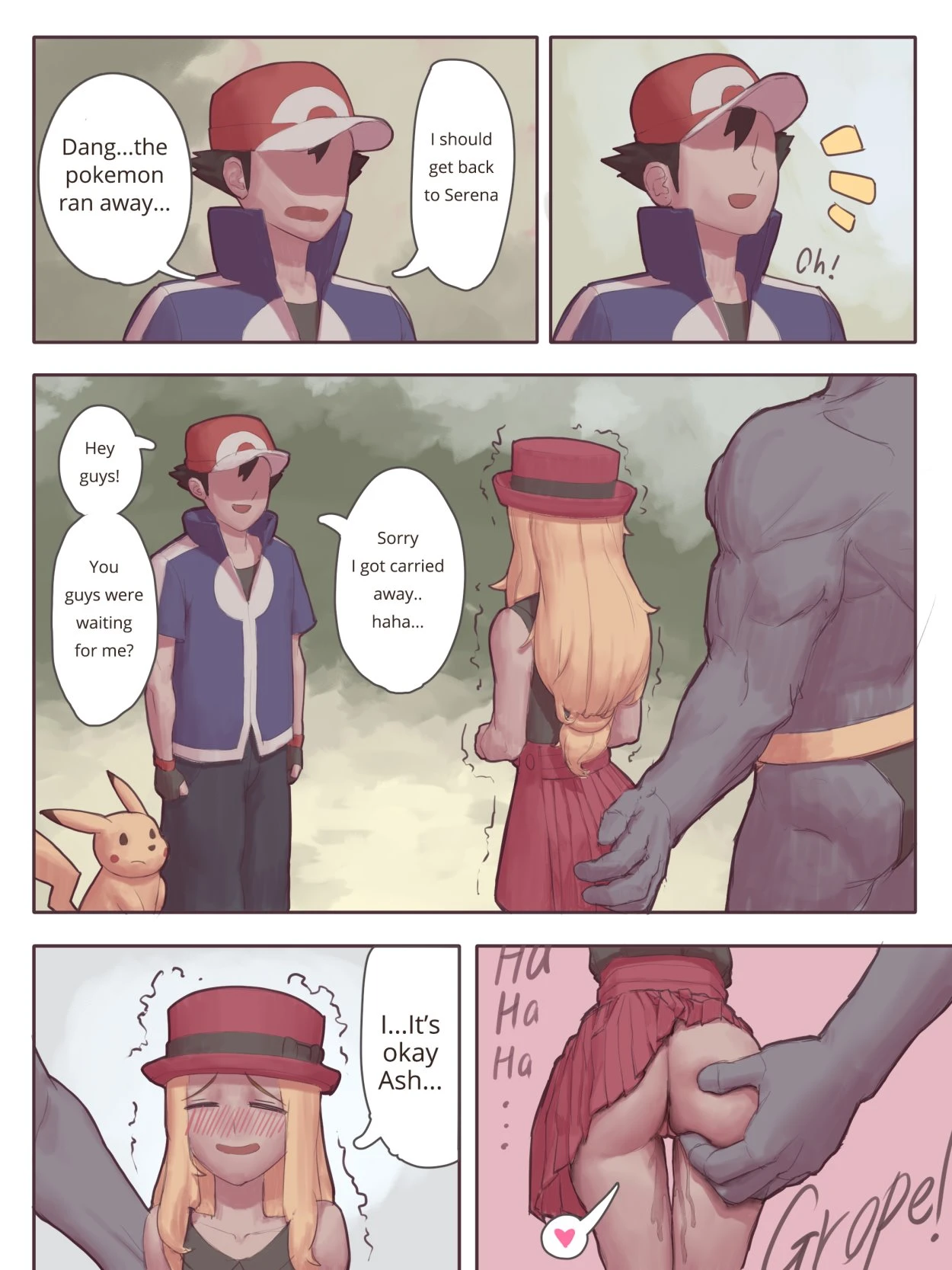 Machamp Used Knock Up! Ch. 3 - Serena porn comic picture 12