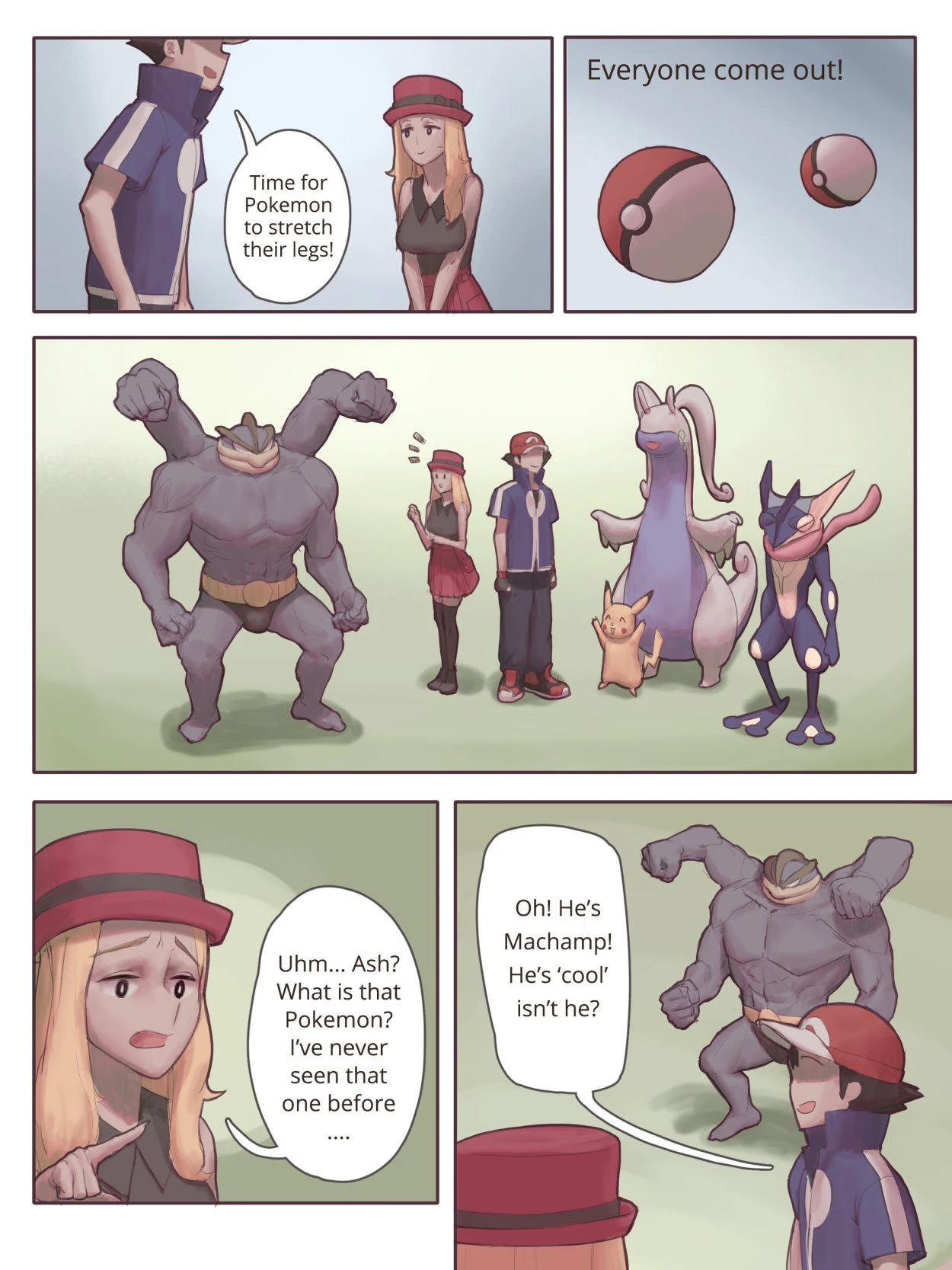 Machamp Used Knock Up! Ch. 3 - Serena porn comic picture 5