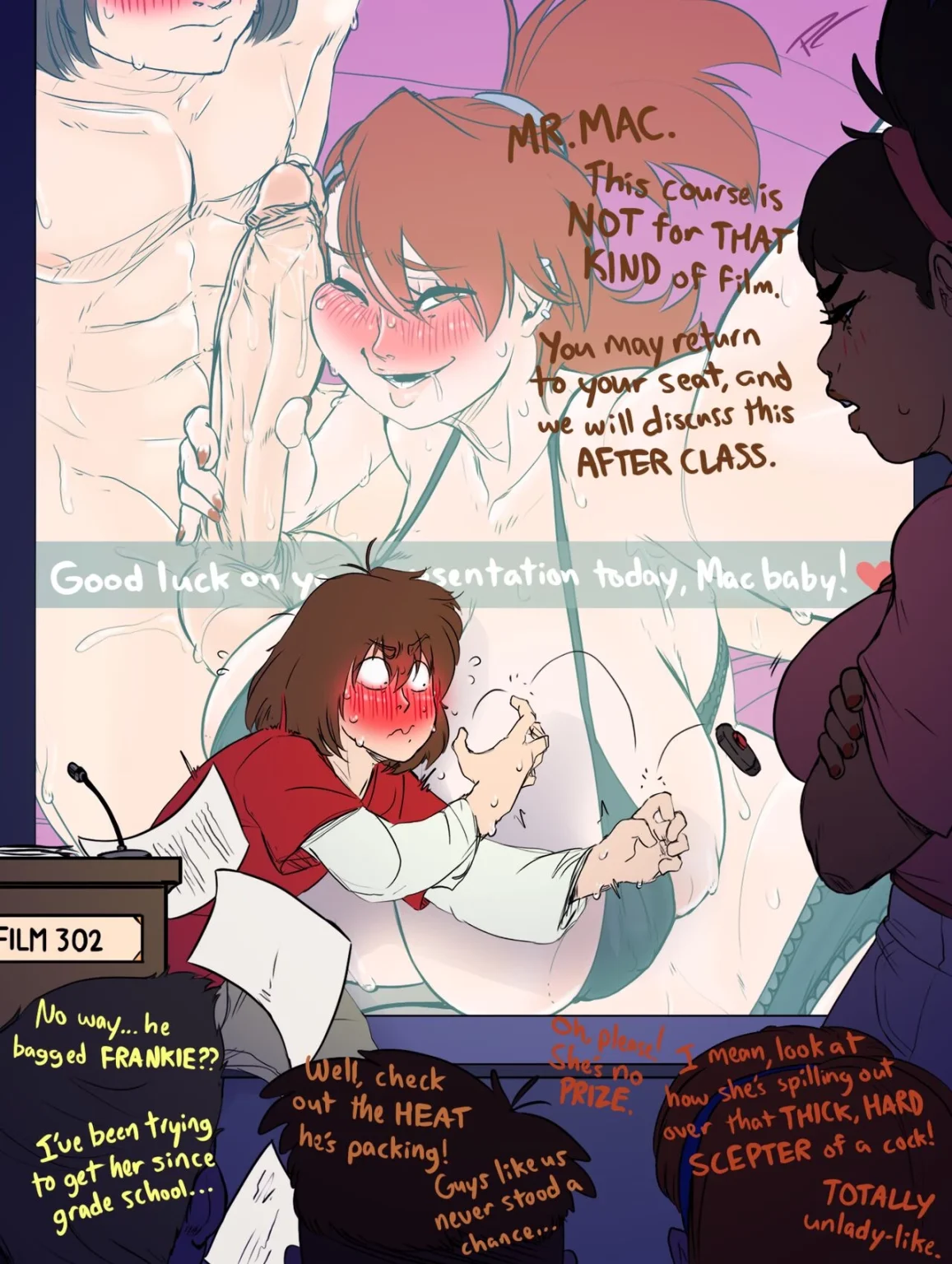 Mac's Student Film porn comic picture 1
