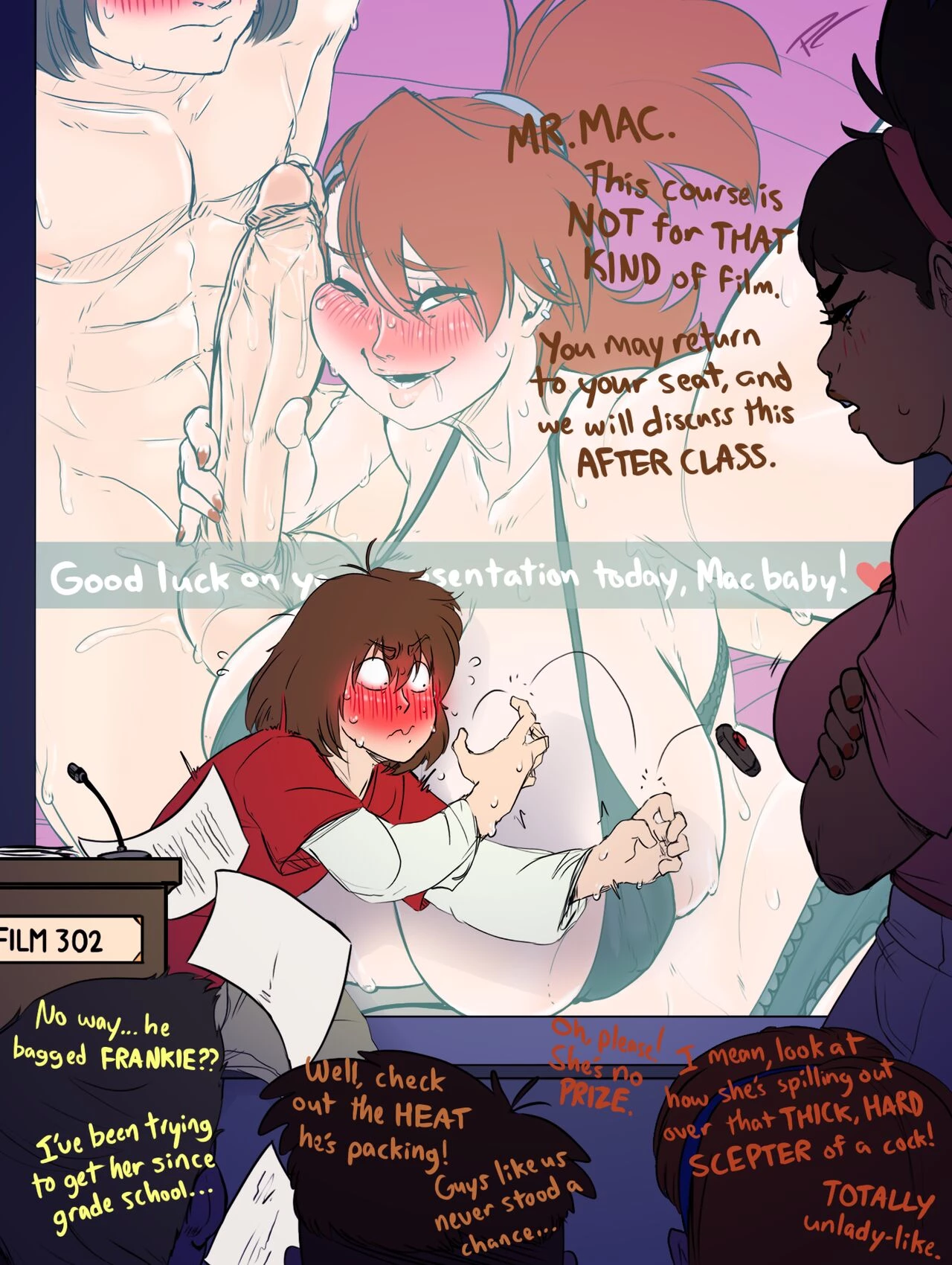 Mac's Student Film porn comic picture 1