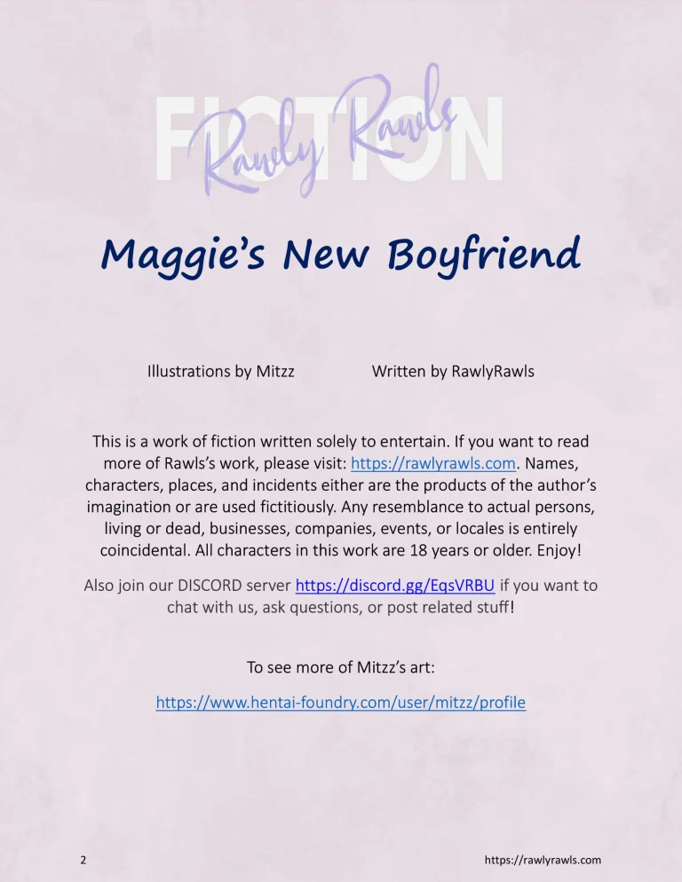 Maggie's New Boyfriend: Rawly Rawls Fiction porn comic picture 2