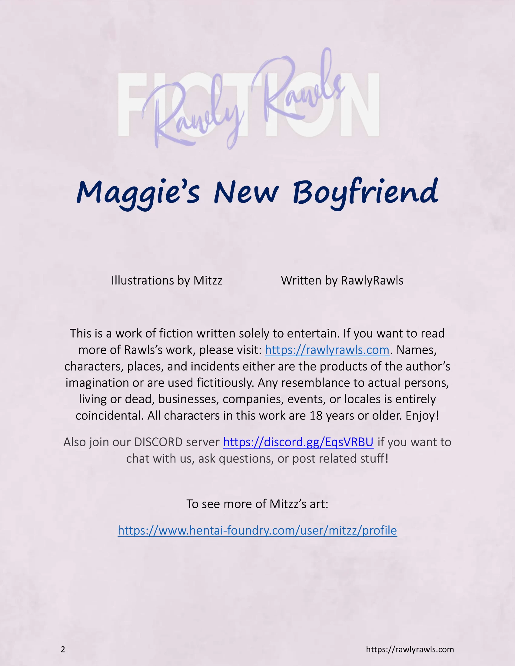 Maggie's New Boyfriend: Rawly Rawls Fiction porn comic picture 2
