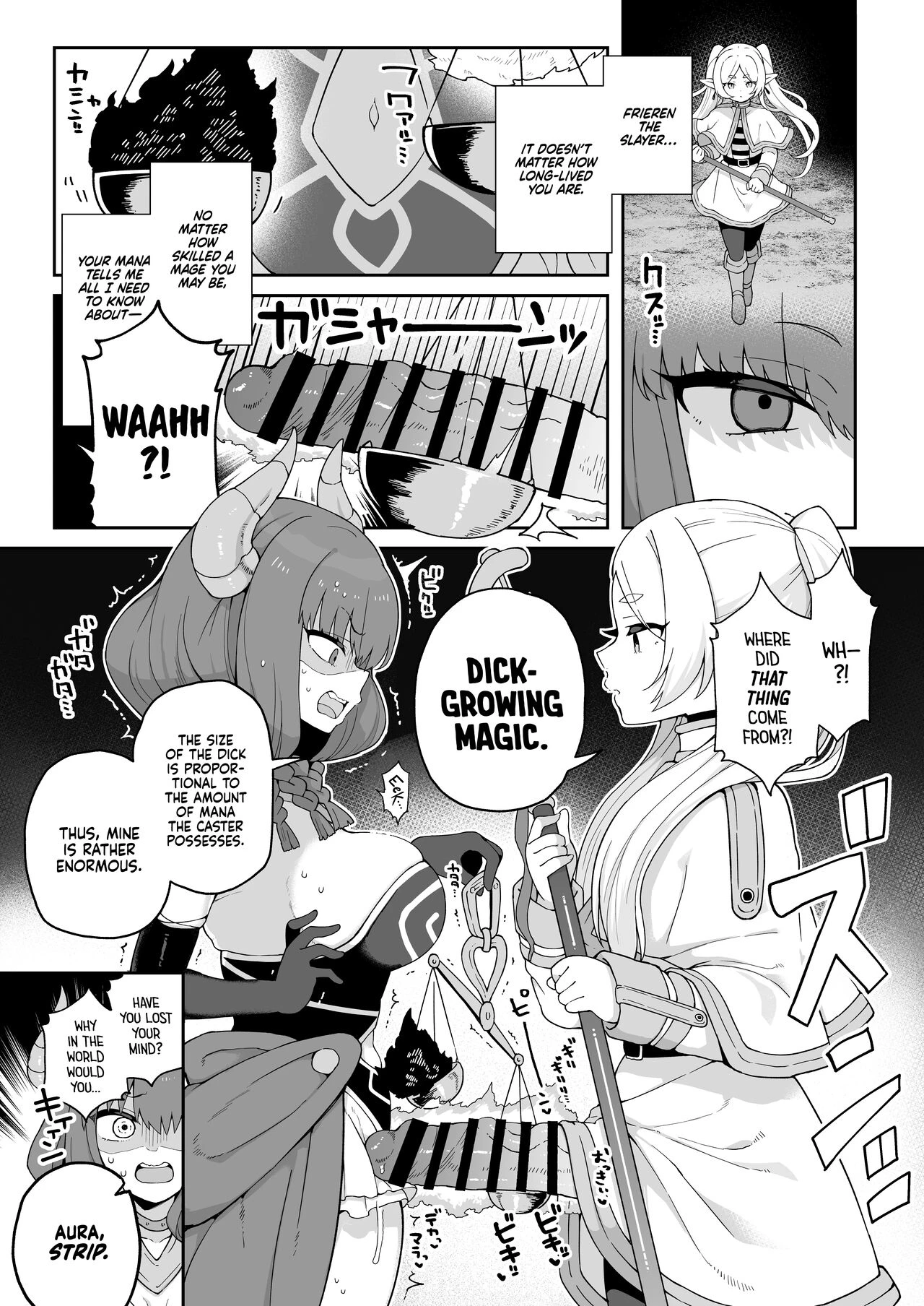Magic That Grows A Giant Dick | Chinpo ga Haeru Mahou da yo porn comic picture 2