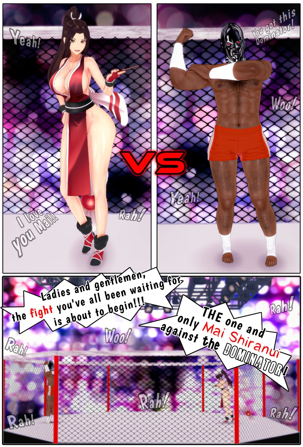 Mai Shiranui Fuck Fight porn comic picture 2