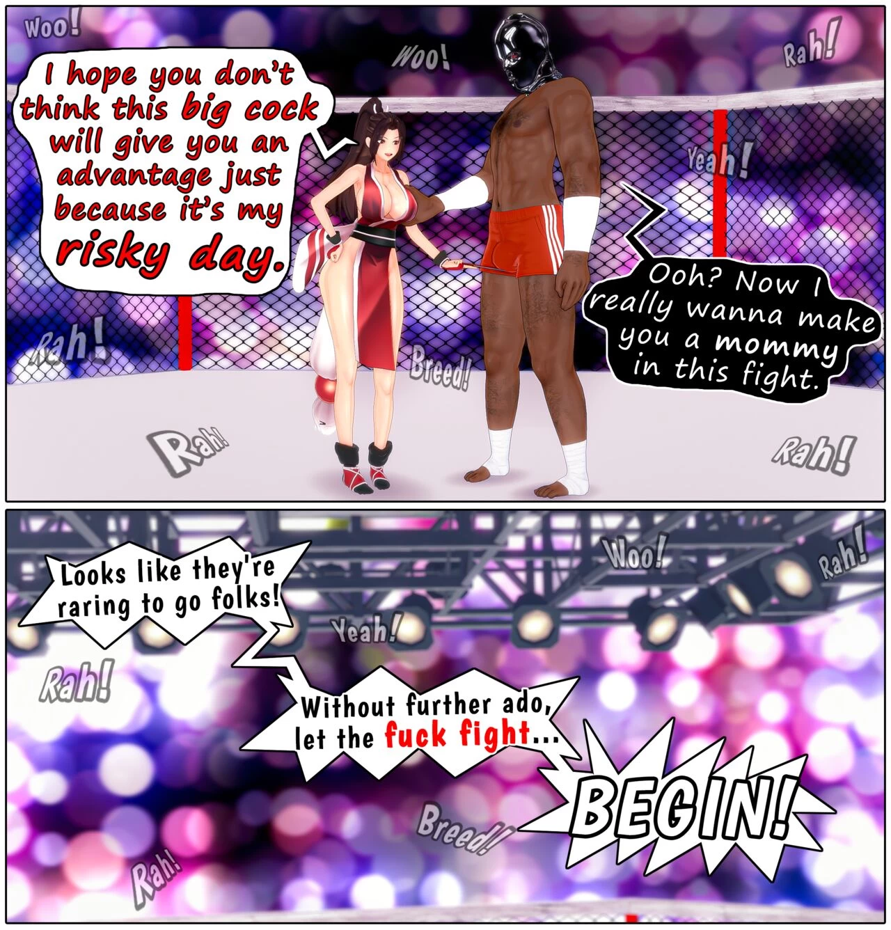 Mai Shiranui Fuck Fight porn comic picture 3