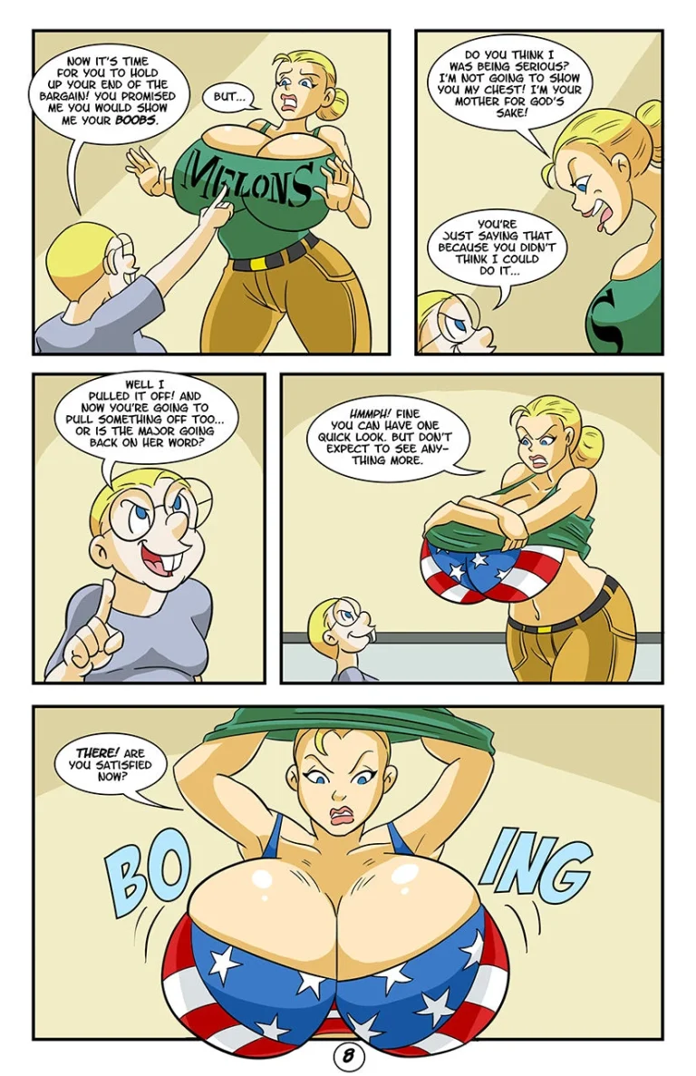 Major Melons Part 1 porn comic picture 15
