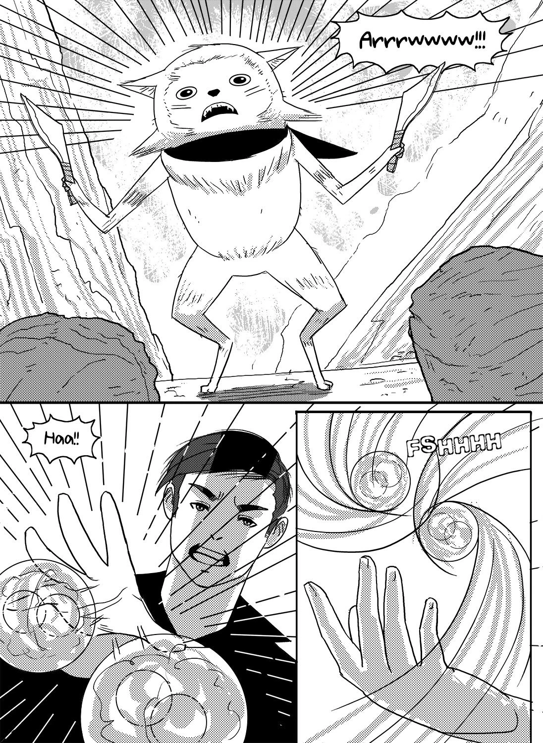 Makana Hunters 1.2 porn comic picture 12