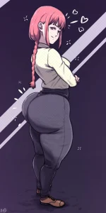 Makima Booty porn comic picture 1