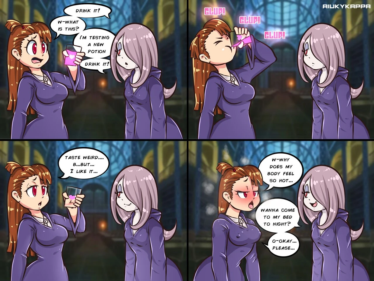 Making a love potion porn comic picture 12