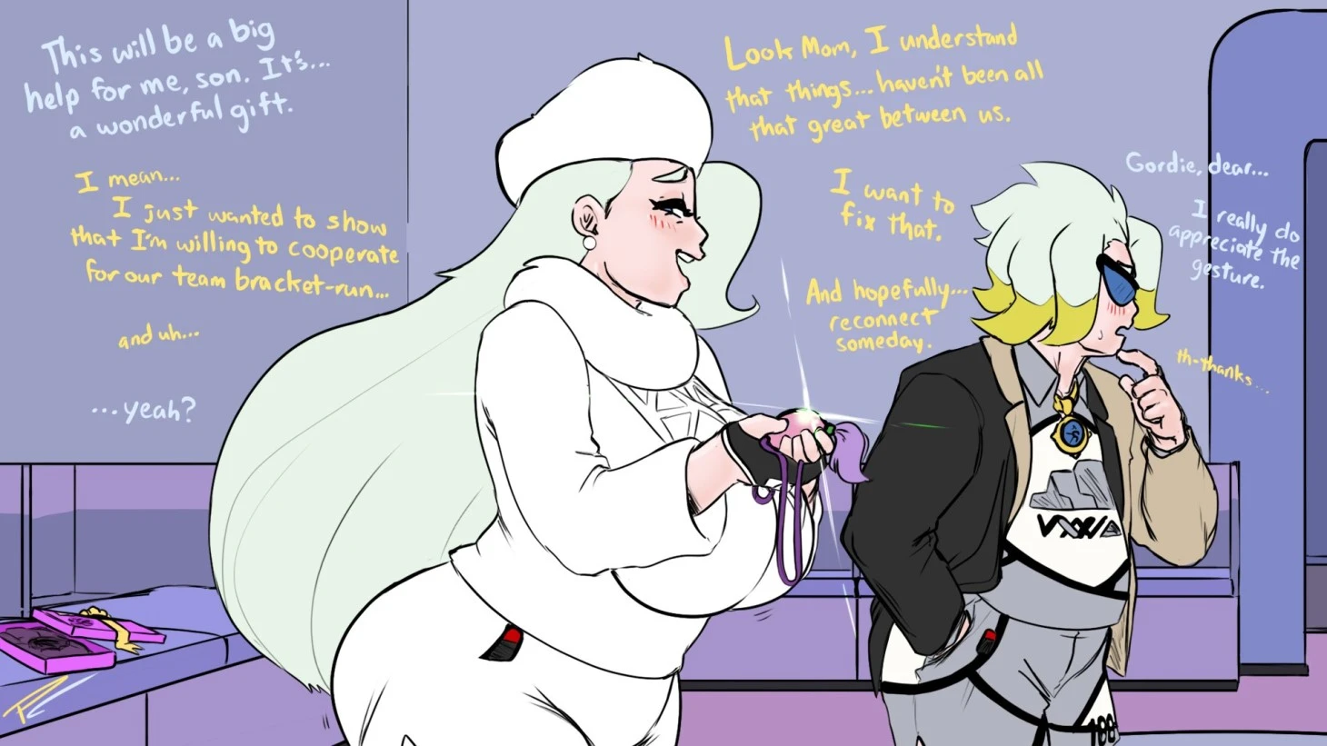 Making up with Melony porn comic picture 3