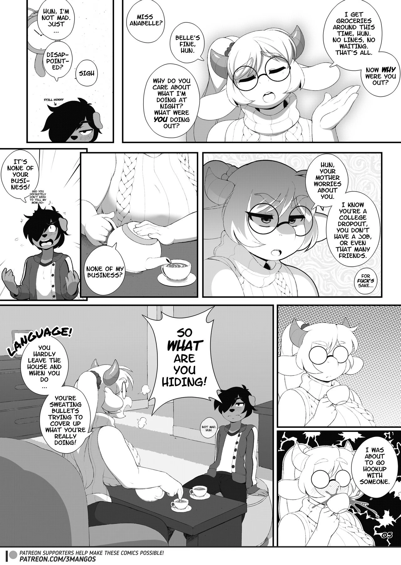 Mama Next Door porn comic picture 6