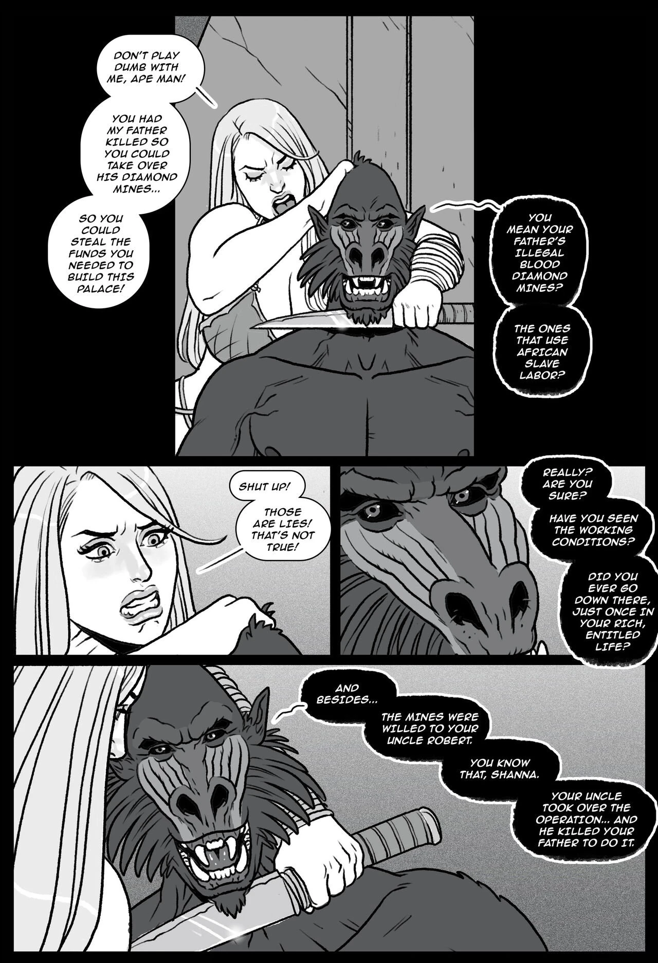 Mandrill - The Fall of Shanna porn comic picture 10