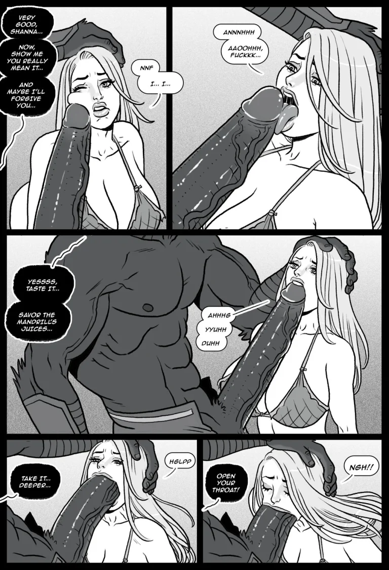 Mandrill - The Fall of Shanna porn comic picture 17
