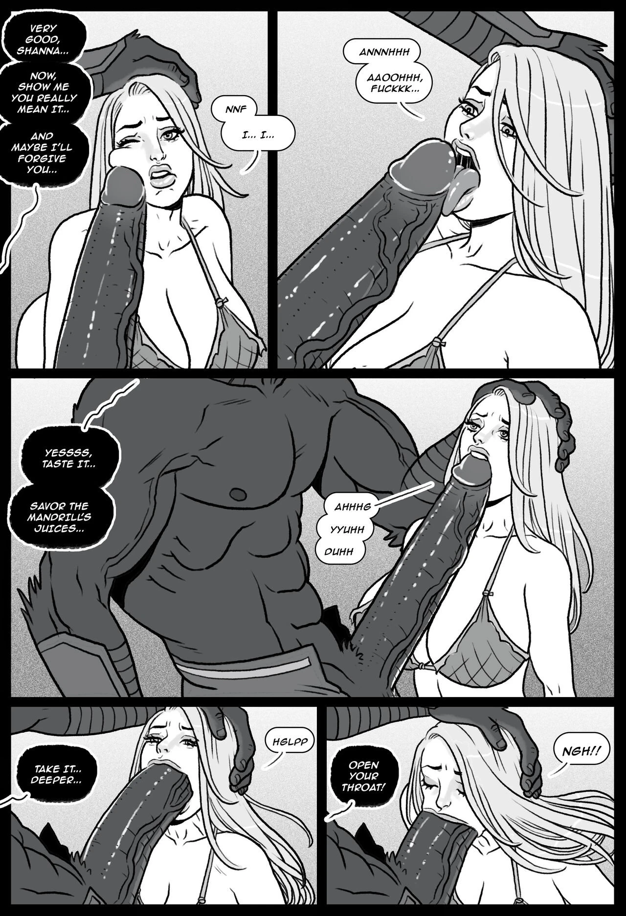 Mandrill - The Fall of Shanna porn comic picture 17