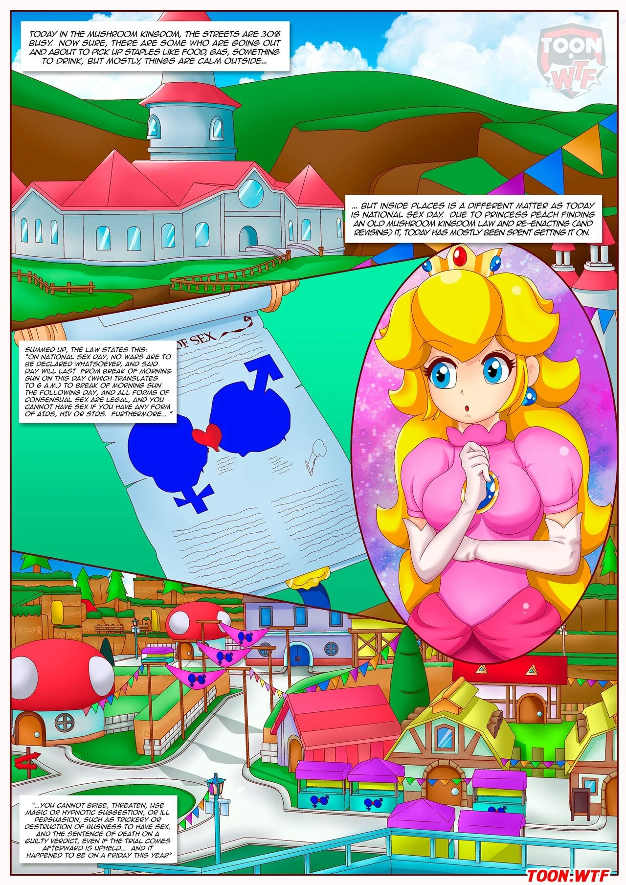 Mario Movie Celebration Comic porn comic picture 2