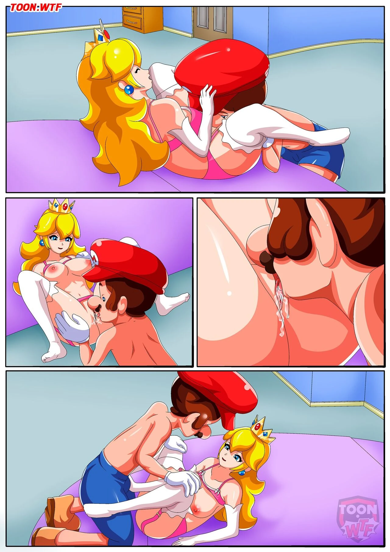 Mario Movie Celebration Comic porn comic picture 27