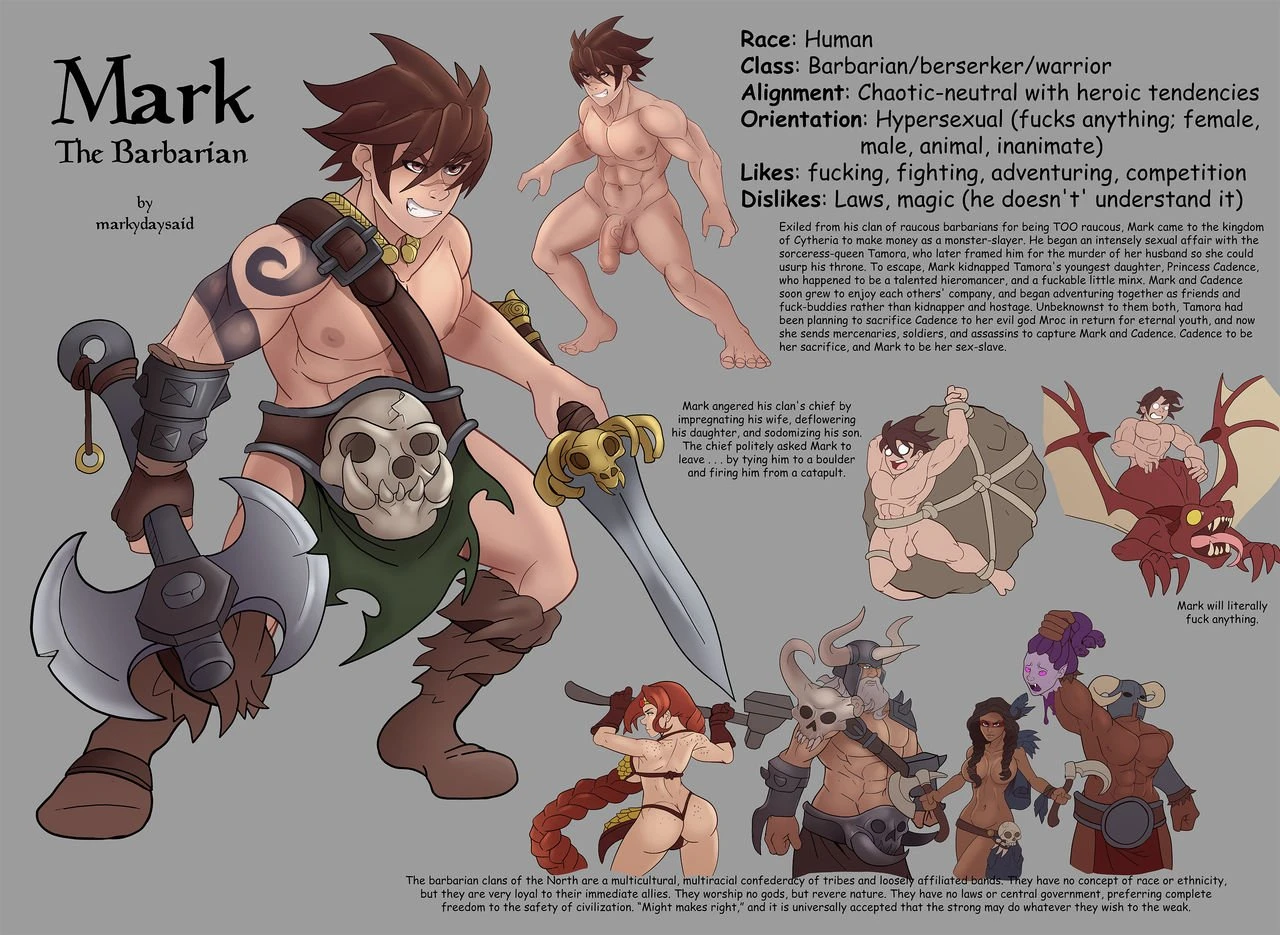 Mark The Barbarian Dwarf porn comic picture 2
