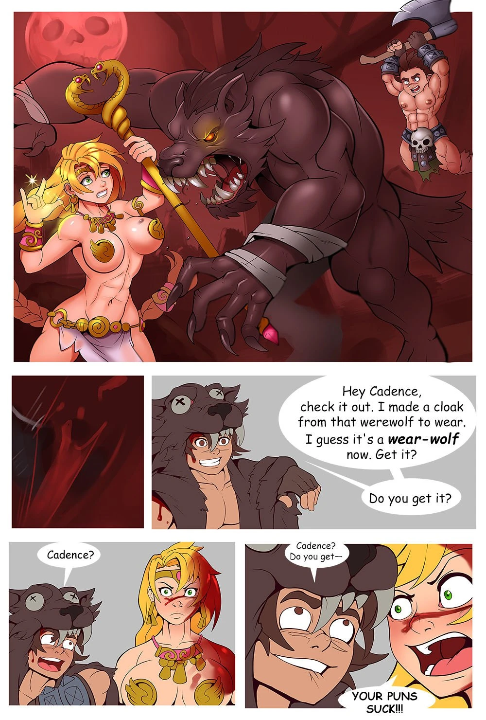 Mark The Barbarian Dwarf porn comic picture 44