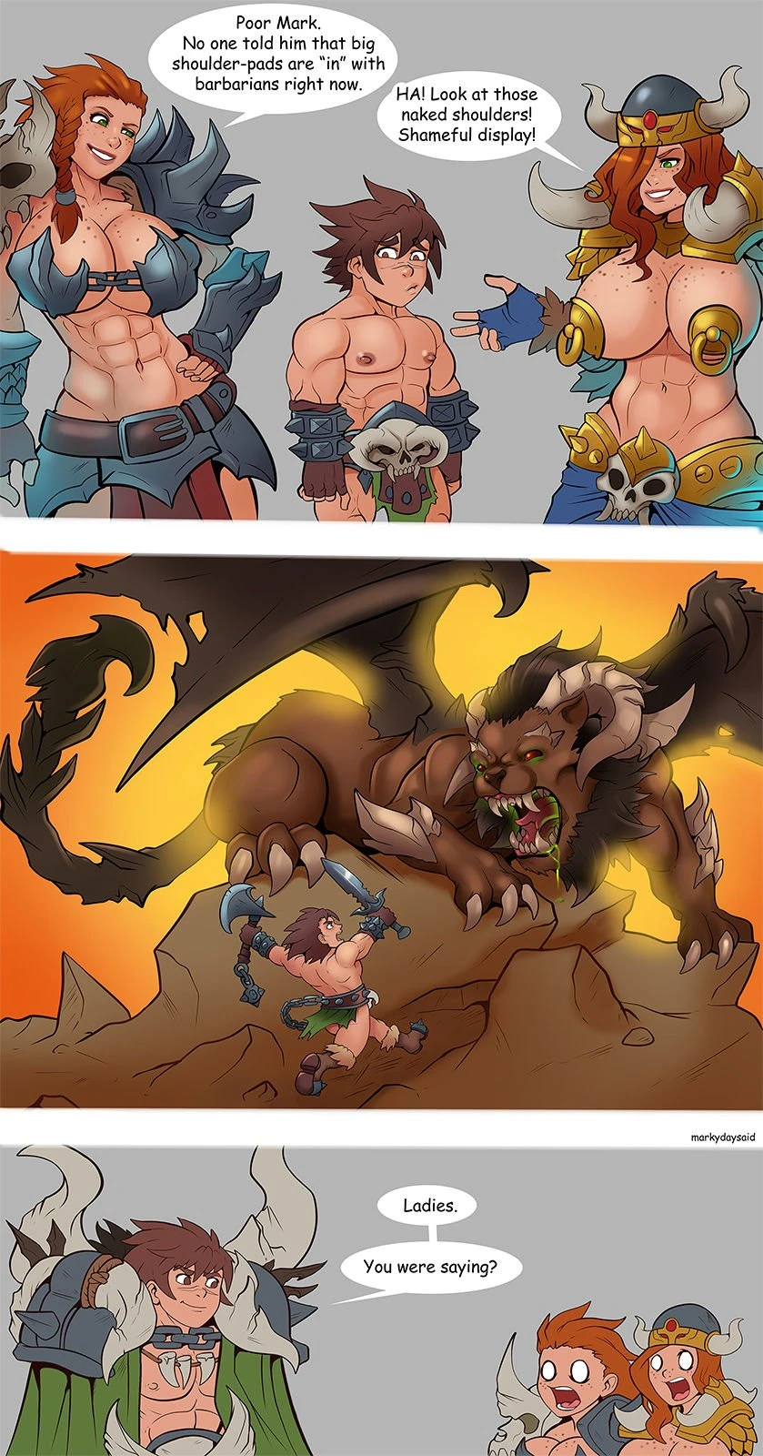 Mark The Barbarian Dwarf porn comic picture 60