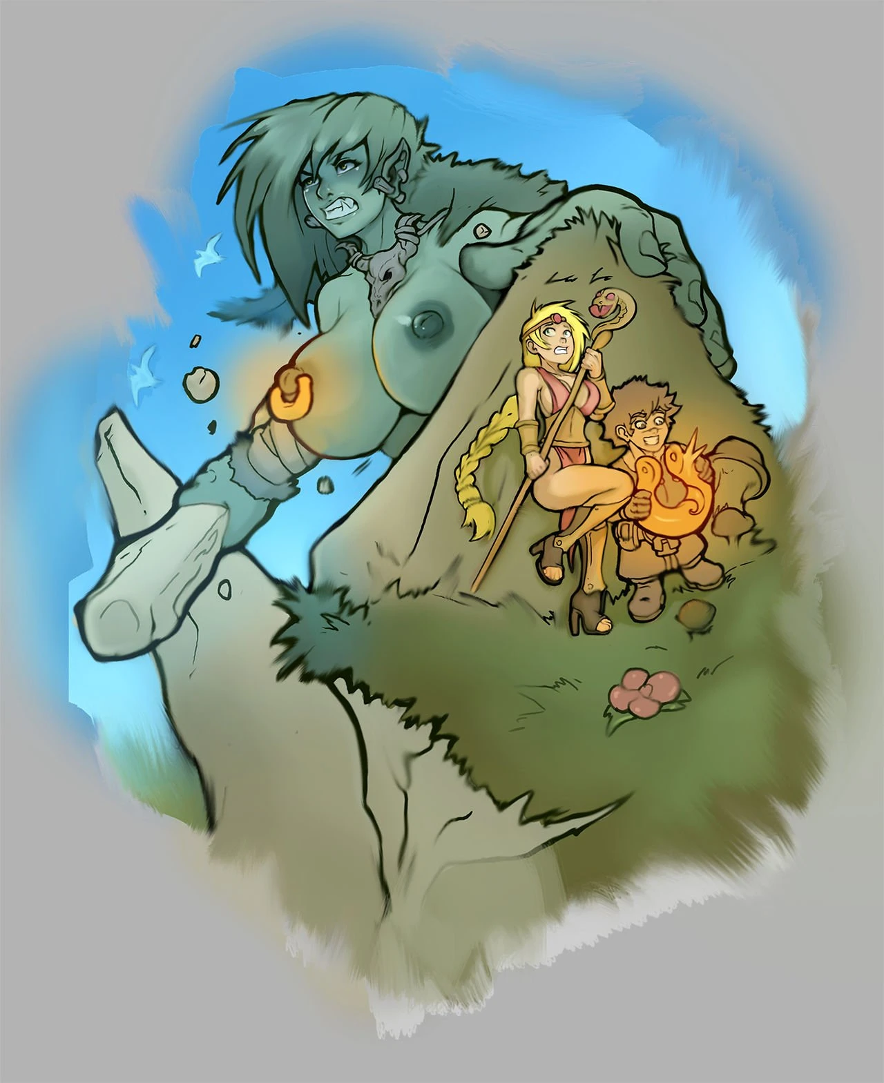 Mark The Barbarian Dwarf porn comic picture 91