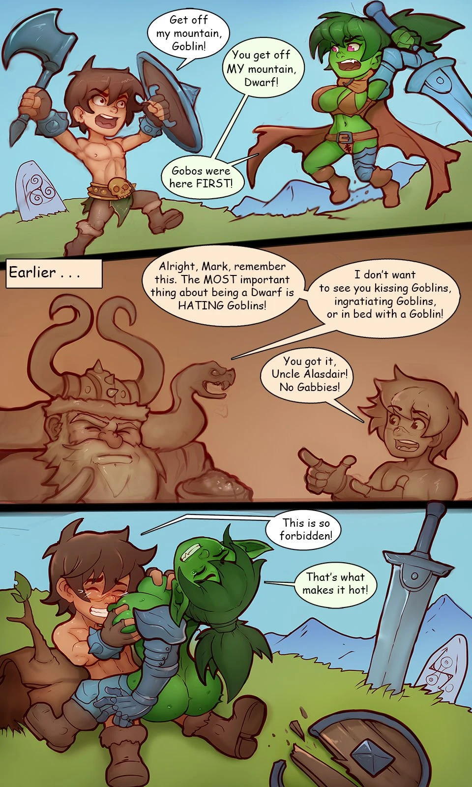 Mark The Barbarian Dwarf porn comic picture 98