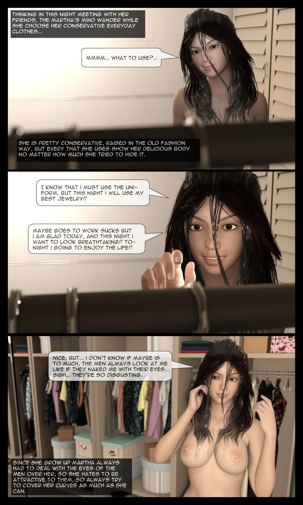 Martha's Tragedy Episode 1 porn comic picture 11