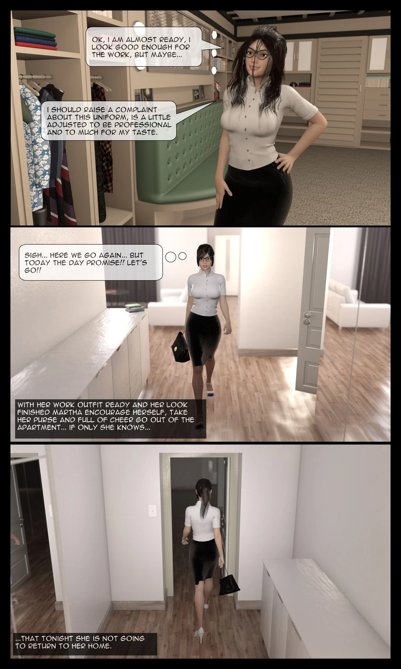 Martha's Tragedy Episode 1 porn comic picture 13