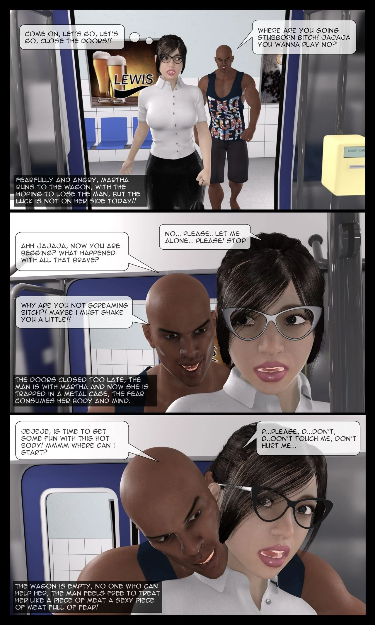 Martha's Tragedy Episode 1 porn comic picture 19