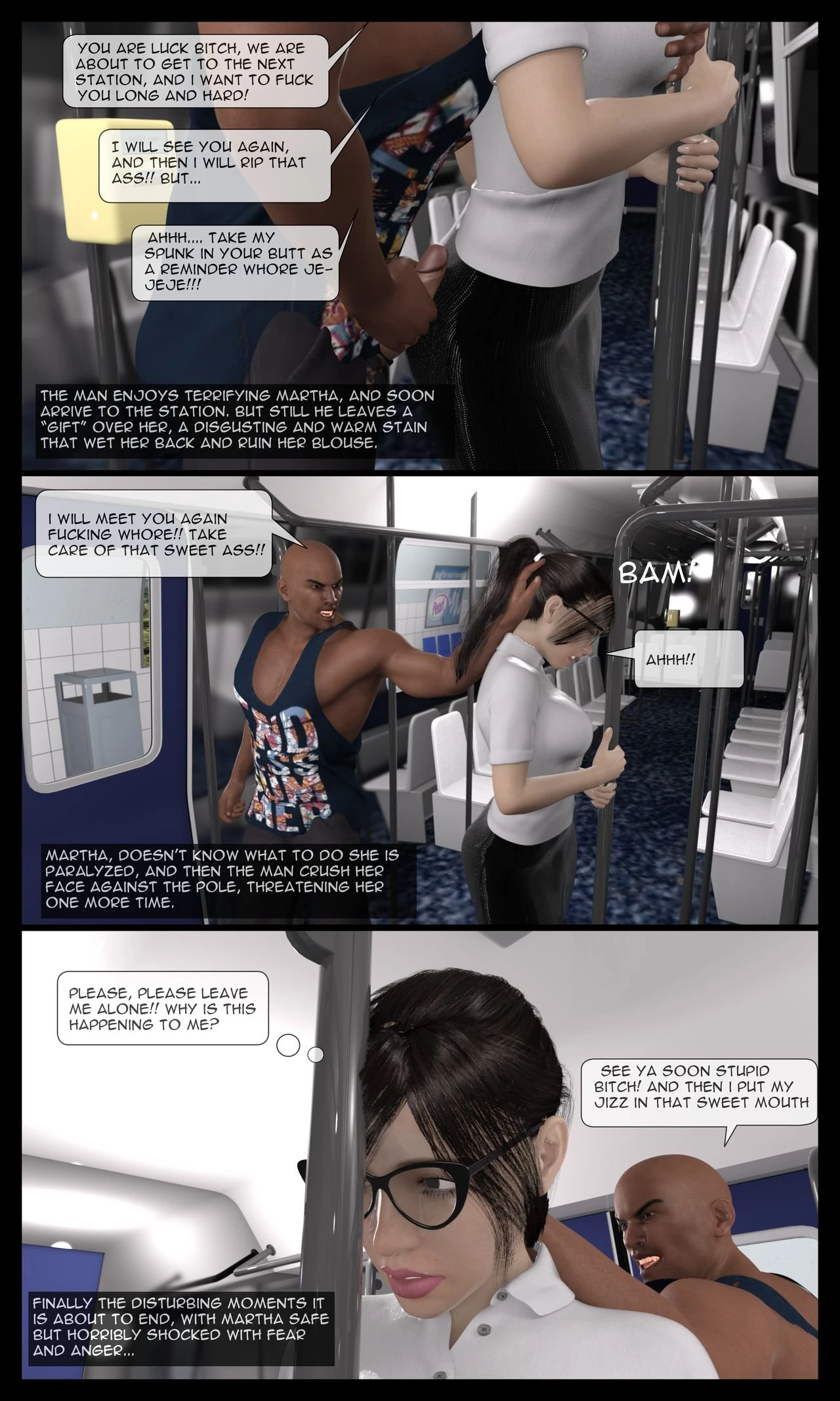 Martha's Tragedy Episode 1 porn comic picture 21