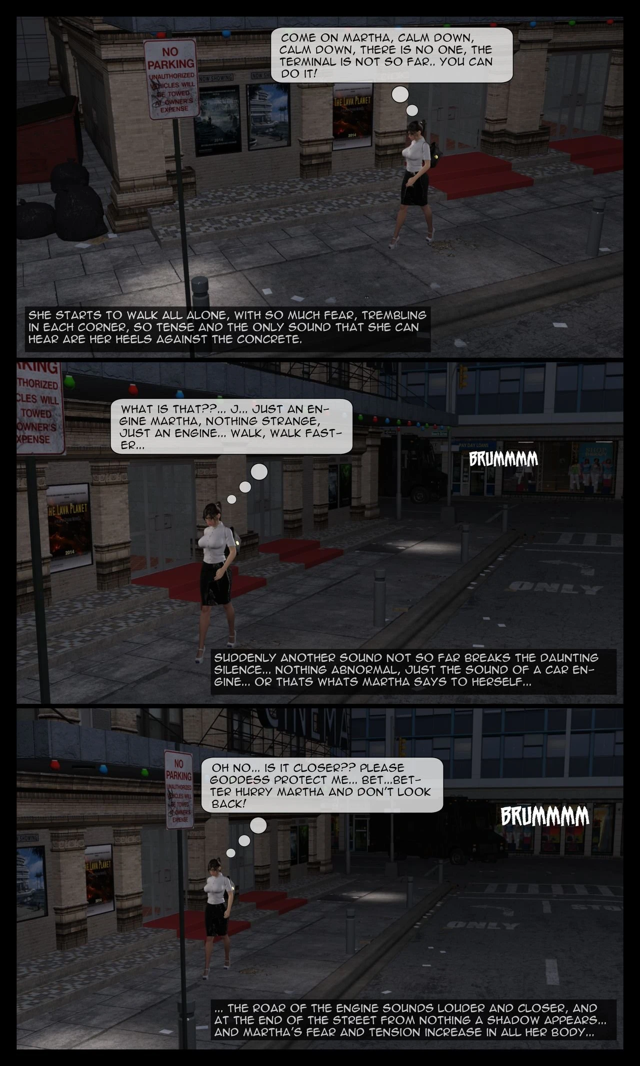 Martha's Tragedy Episode 1 porn comic picture 35