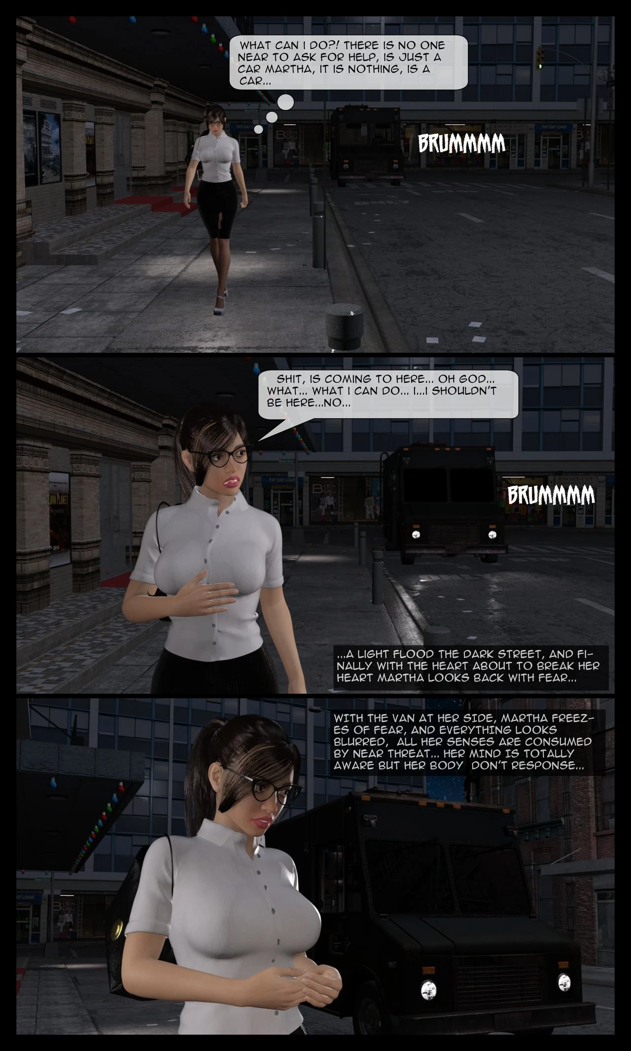 Martha's Tragedy Episode 1 porn comic picture 36