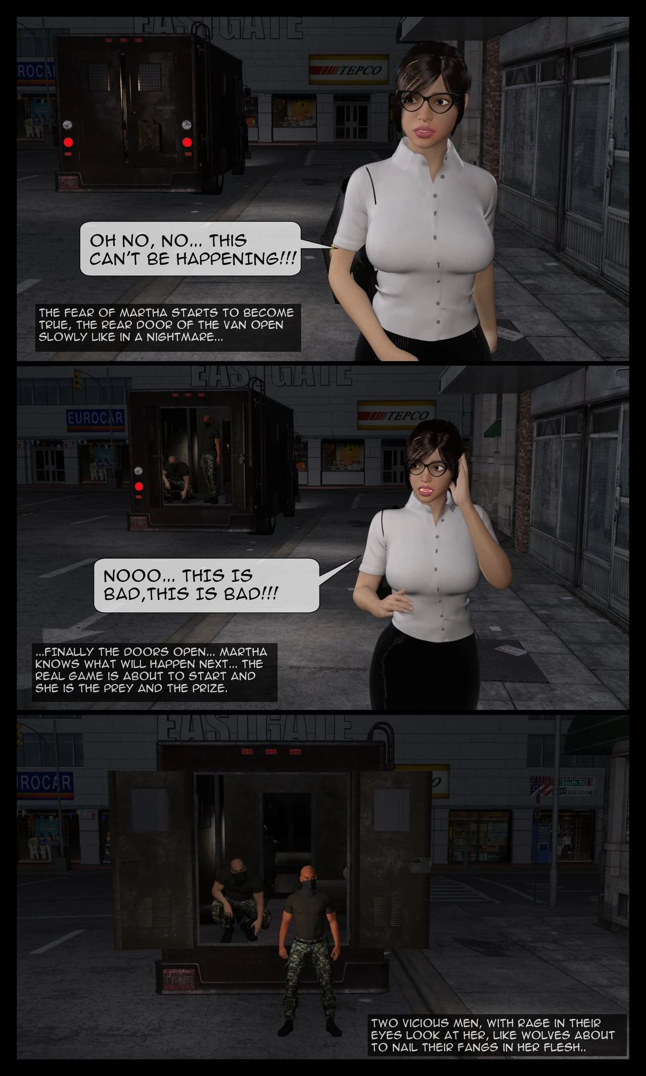 Martha's Tragedy Episode 1 porn comic picture 39