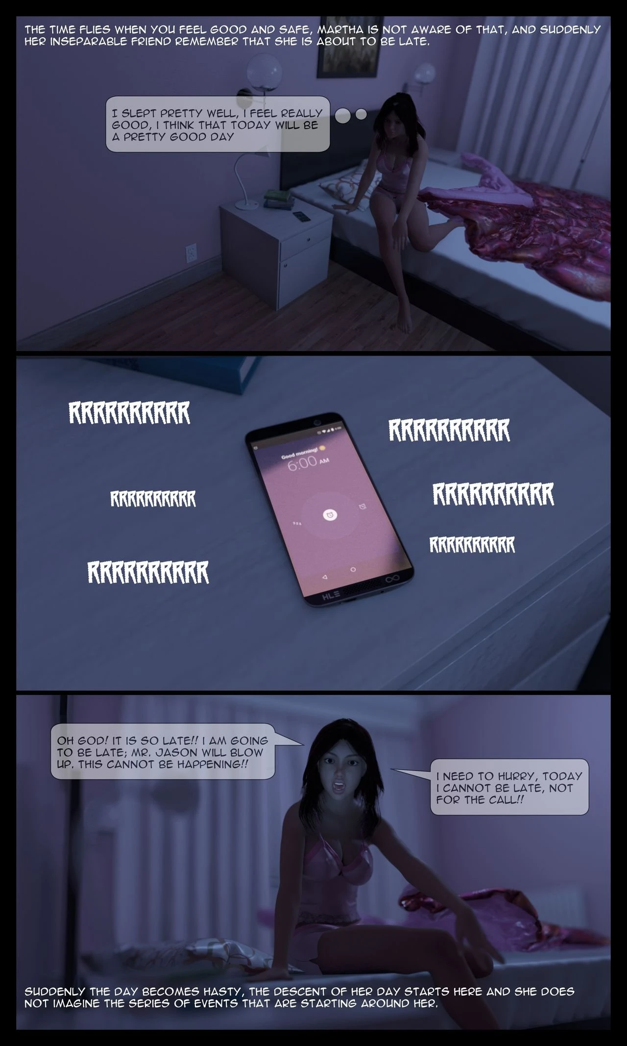 Martha's Tragedy Episode 1 porn comic picture 4