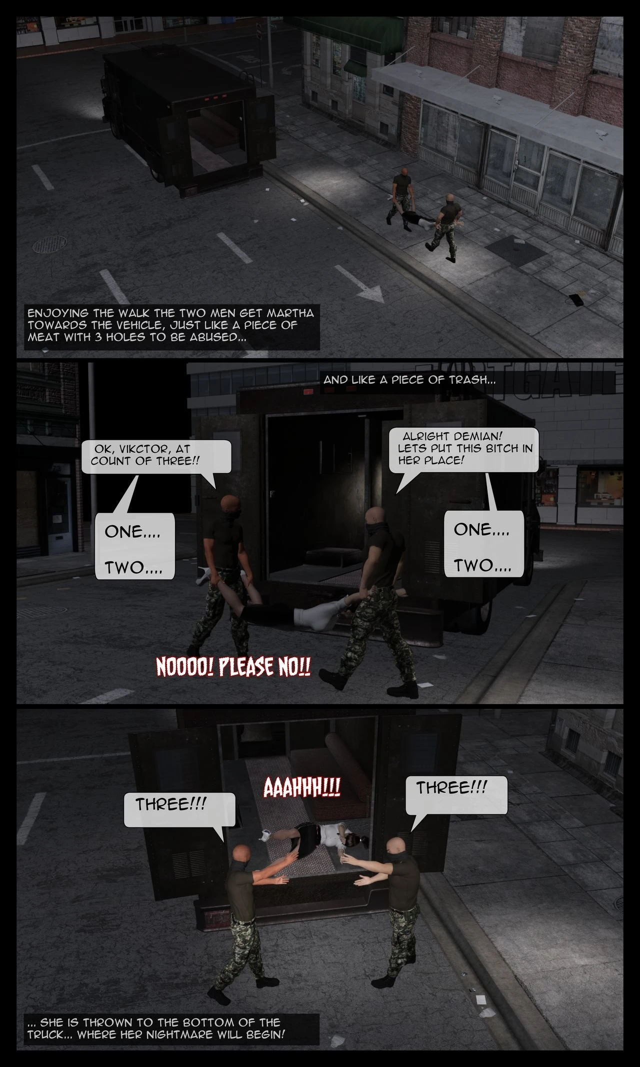 Martha's Tragedy Episode 1 porn comic picture 44