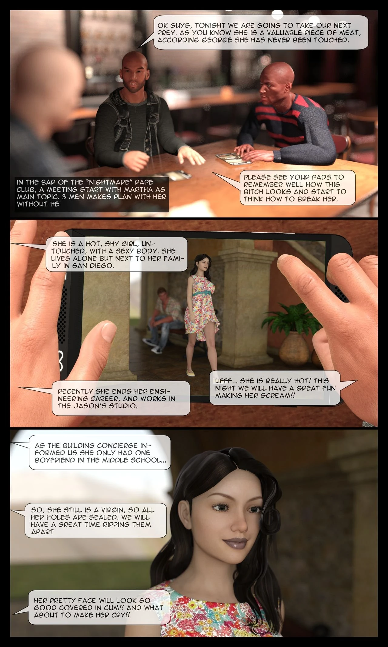 Martha's Tragedy Episode 1 porn comic picture 8