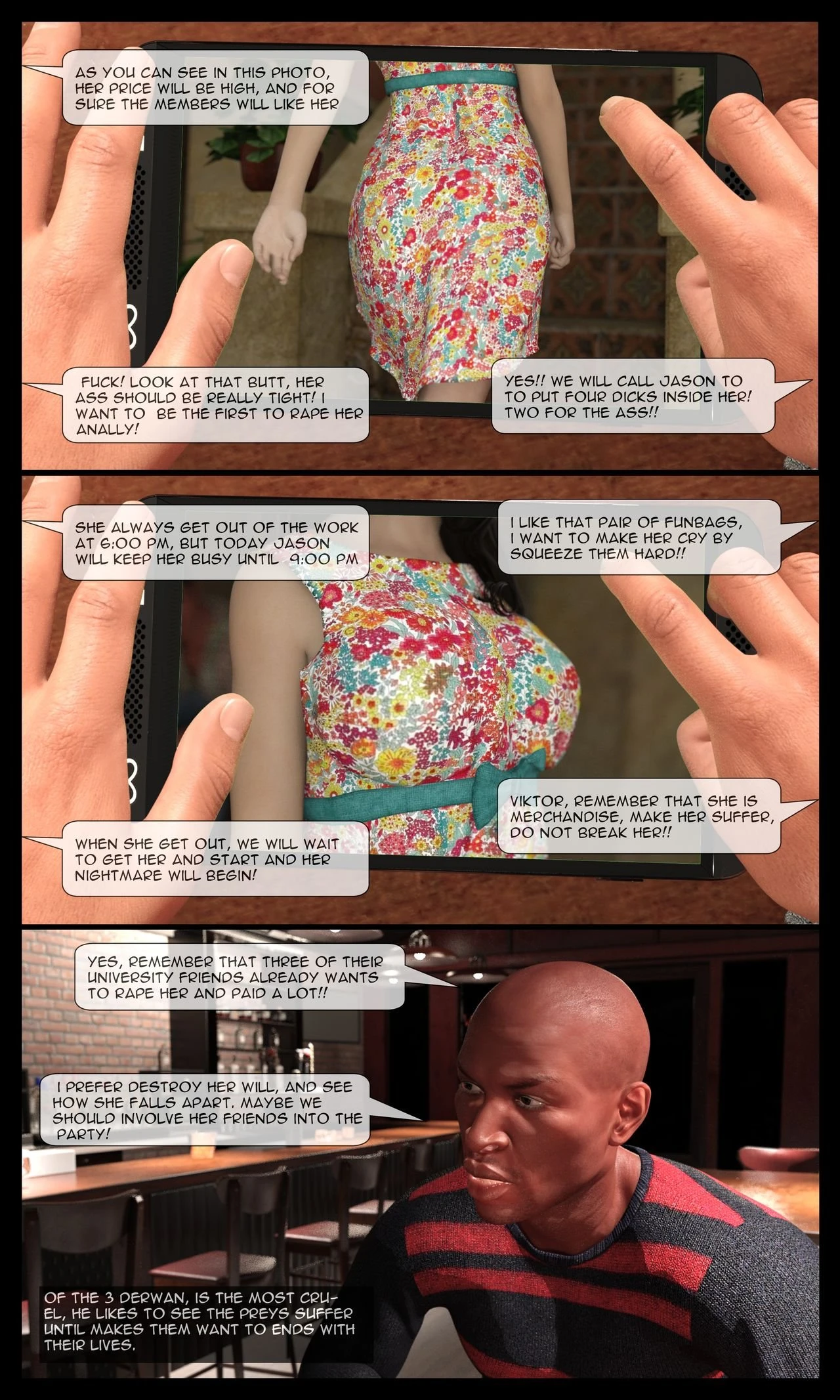 Martha's Tragedy Episode 1 porn comic picture 9