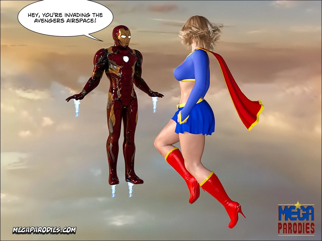 Marvel x DC porn comic picture 25