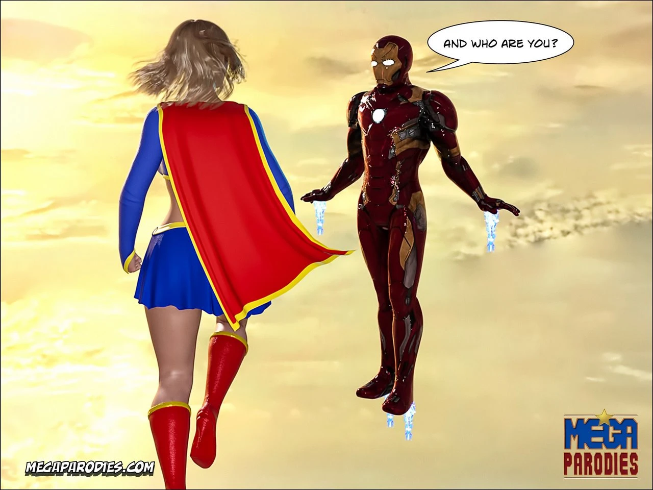 Marvel x DC porn comic picture 26