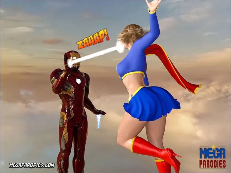 Marvel x DC porn comic picture 29