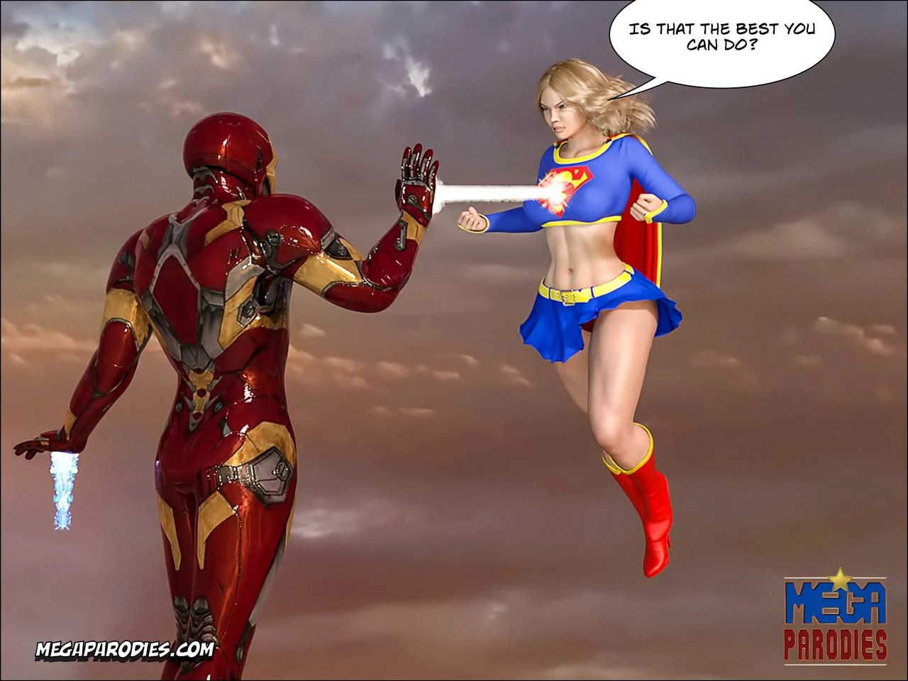 Marvel x DC porn comic picture 30