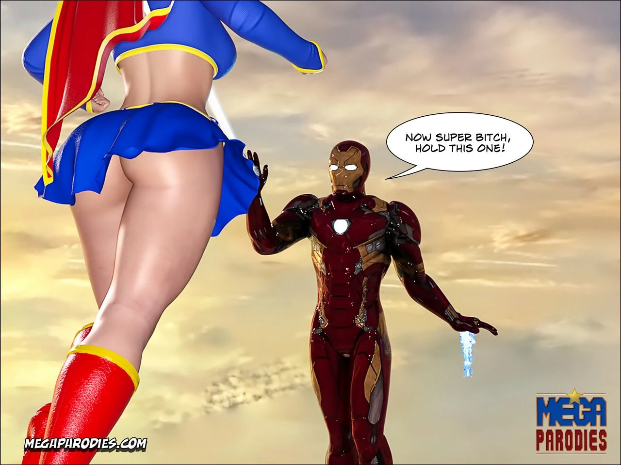 Marvel x DC porn comic picture 34