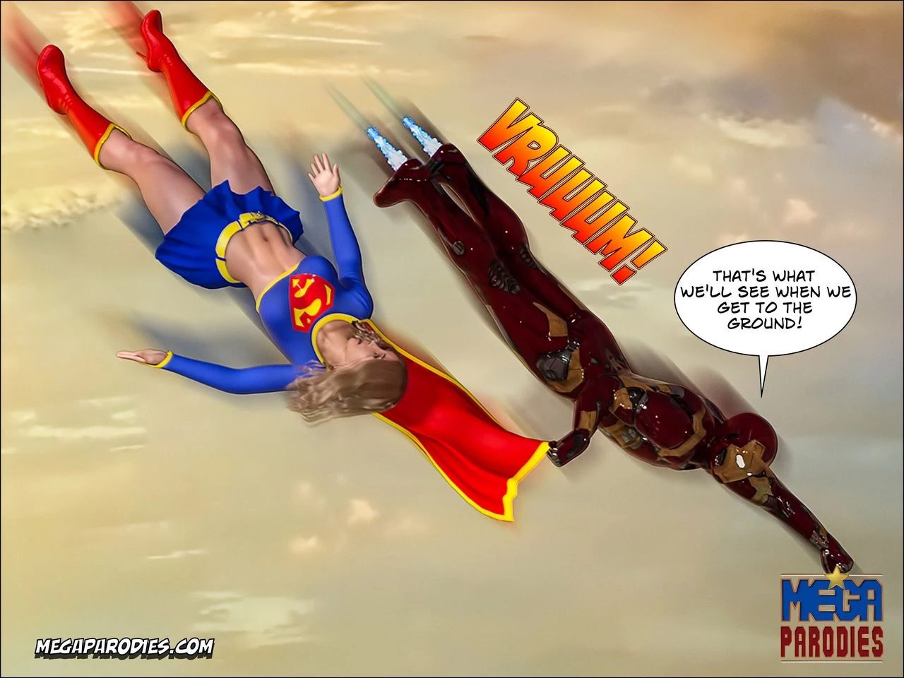 Marvel x DC porn comic picture 43