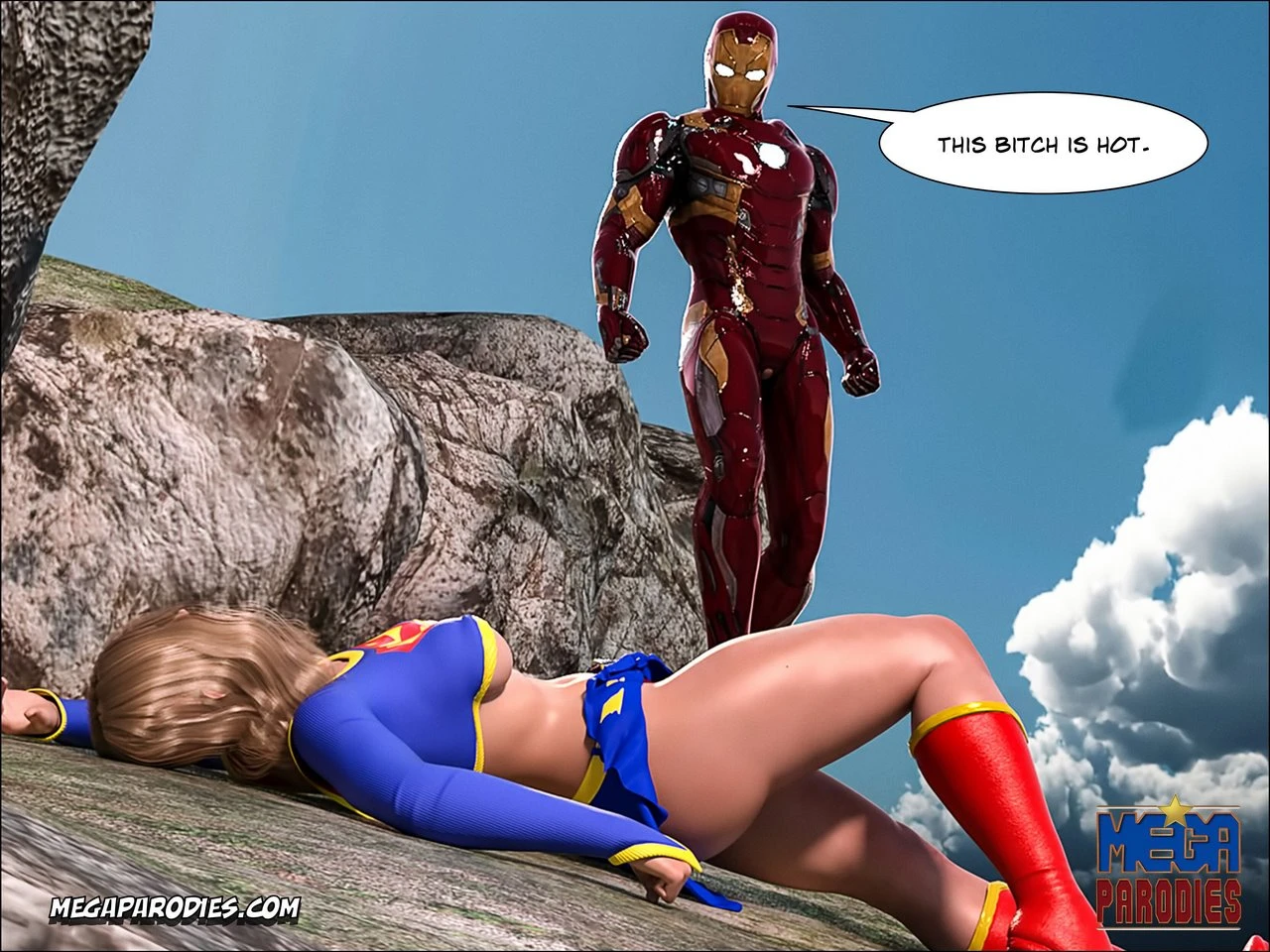 Marvel x DC porn comic picture 46