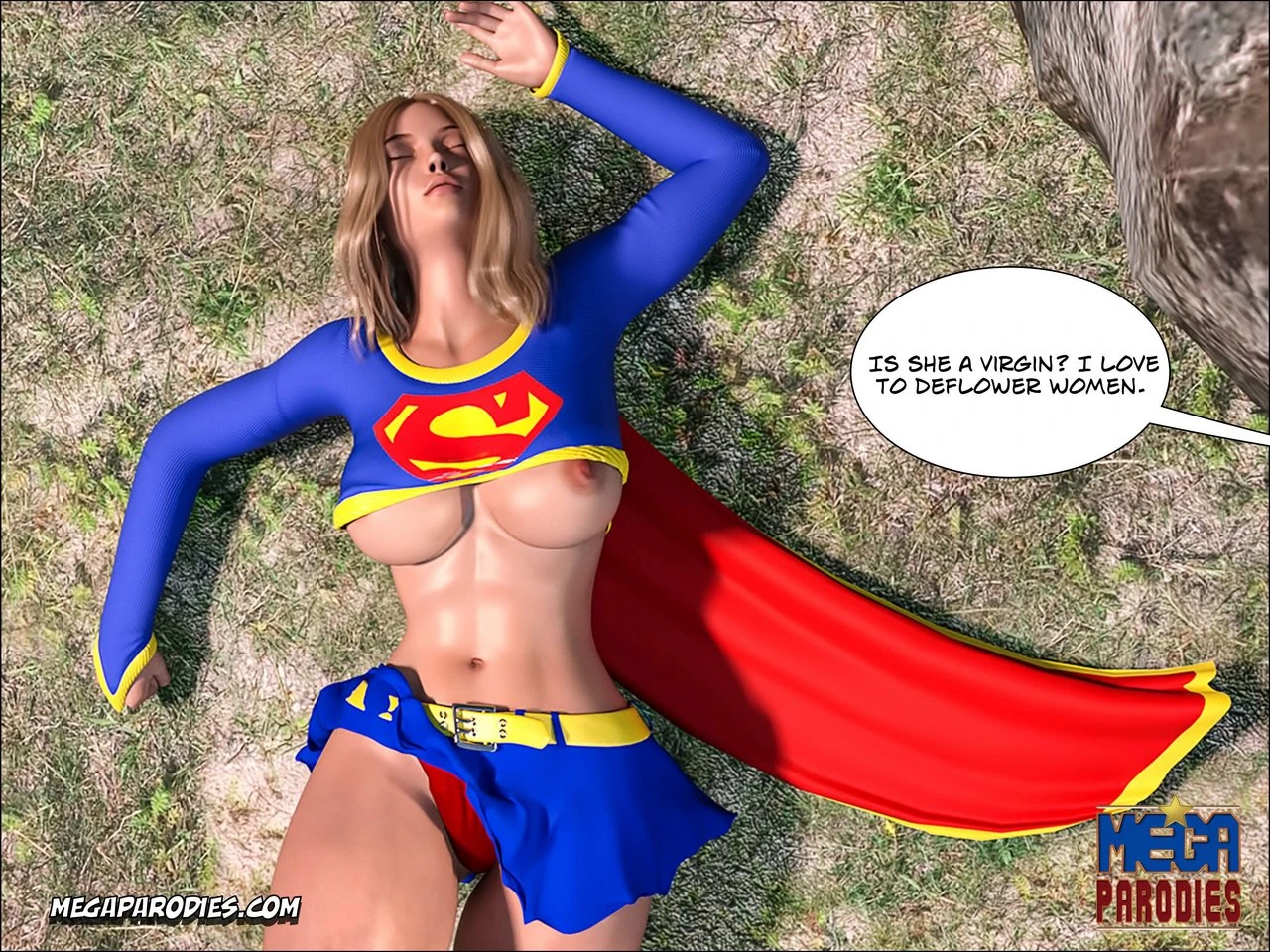 Marvel x DC porn comic picture 48