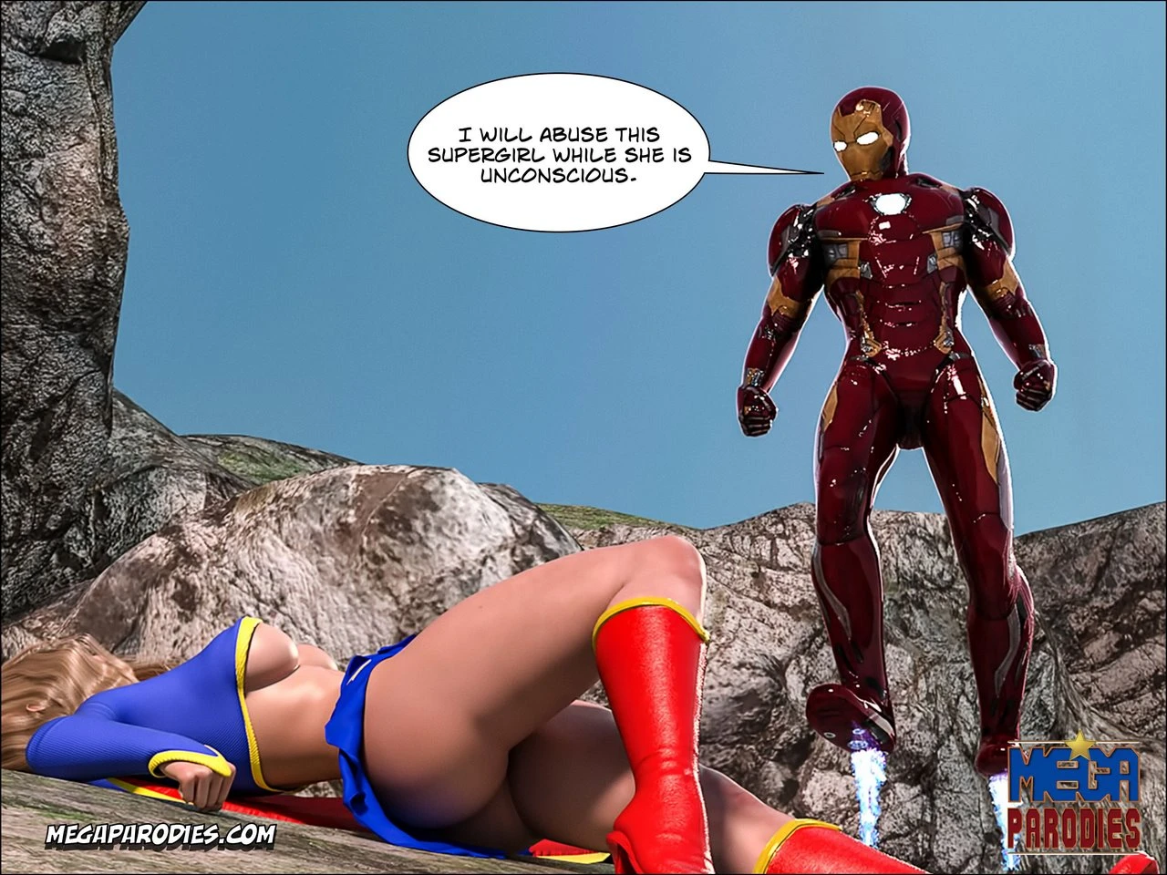 Marvel x DC porn comic picture 49