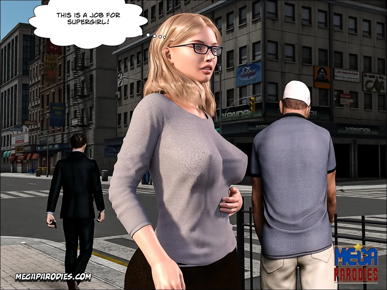 Marvel x DC porn comic picture 5