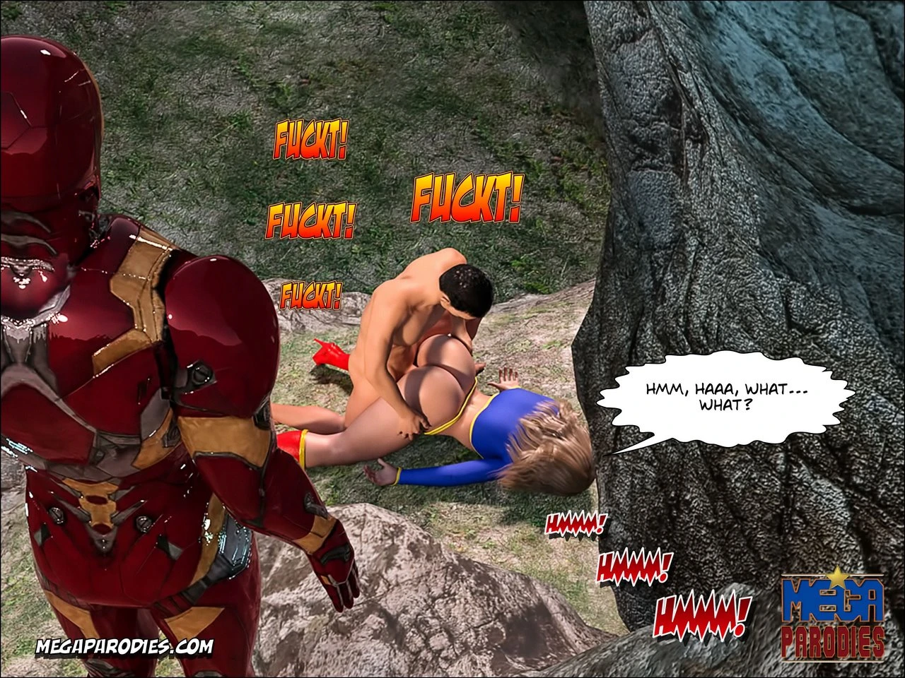 Marvel x DC porn comic picture 55