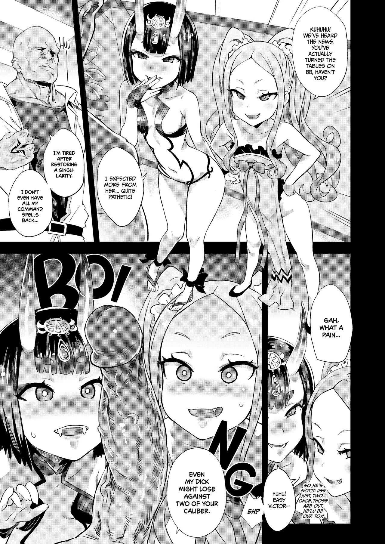 Master VS Short Slutty Servants porn comic picture 14